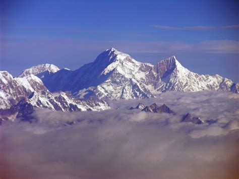 Tallest Mountains Kangchenjunga Himalayas Aerial view - 1710 :: World ...