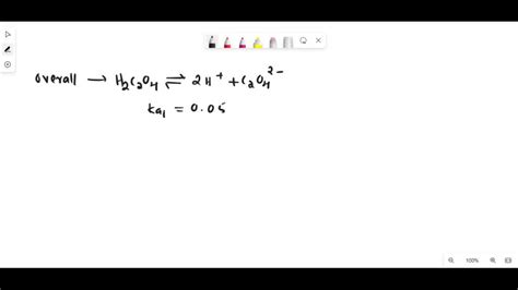 SOLVED: The formula for the oxalate ion is C2O4^2- . Predict the formulafor oxalic acid.