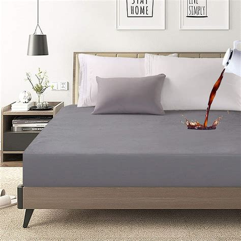 Twin Waterproof Mattress Protector Cover,Bed Bug Resistant 10"Deep ...