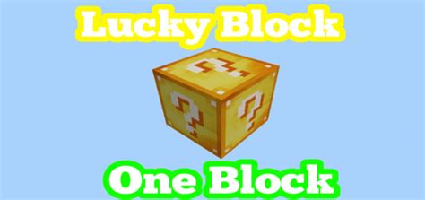 Lucky Block One Block | Minecraft Map