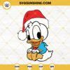 Donald Duck Christmas Buffalo Plaid PNG, Disney Christmas PNG File Digital Download