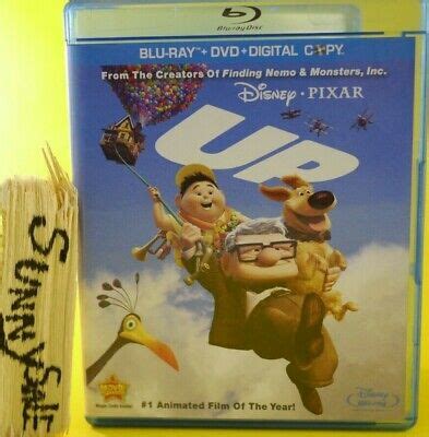 Disney’s Pixar Up (Blu-ray and DVD ONLY, 2009, Disney) Widescreen 4 ...