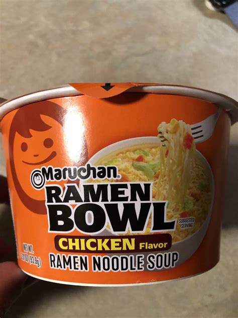 Maruchan ramen bowl chicken : r/JDLCSCALE