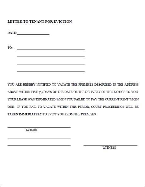 30 Day Eviction Notice Form | Template Business