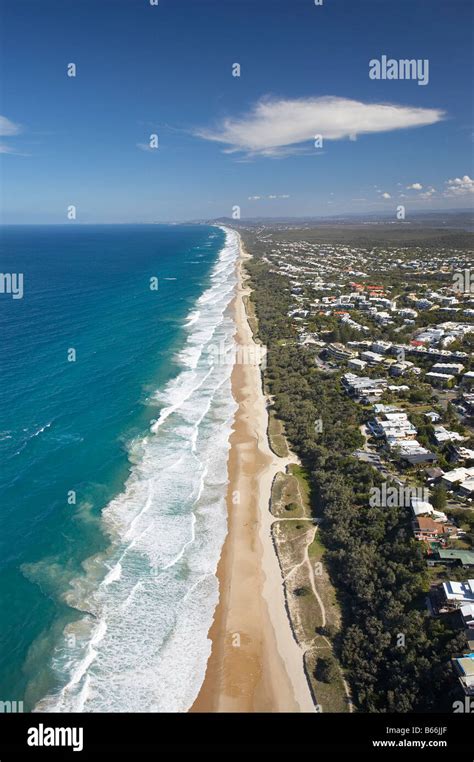 Sunshine Beach Sunshine Coast Queensland Australia aerial Stock Photo ...