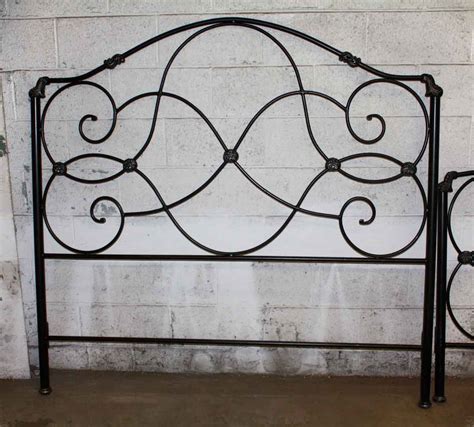 Black Metal Bed Frame Set | Olde Good Things