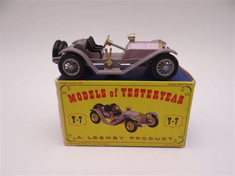 1960s Vintage Lesney Matchbox Y-7 Models of Yesteryear Lilac... | Matchbox, 1960s vintage ...