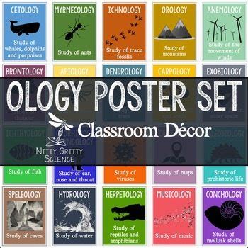 Science Classroom Posters – OLOGY Poster Set | Nitty Gritty Science