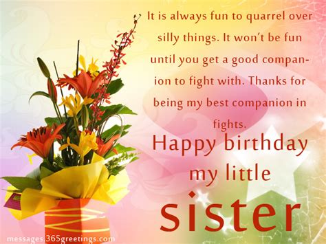 Birthday wishes For Sister, that warm the heart - 365greetings.com