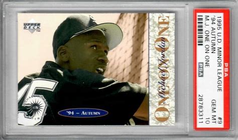 Michael Jordan baseball cards Showcase Image Gallery