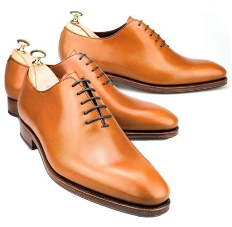 Classic Tan Color Oxford Handmade Lace Up Genuine Leather Shoes For Men ...