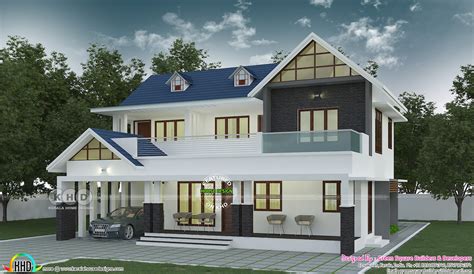 2737 sq-ft 4 bedroom modern house plan - Kerala Home Design and Floor Plans - 9K+ Dream Houses