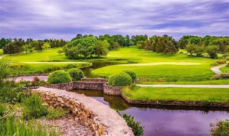 Golf Course France Landscape Scenic Trees - Desi Comments