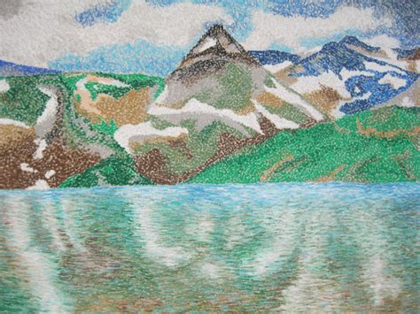 Oil Pastel Mountain Landscape by OmNomLlama on DeviantArt