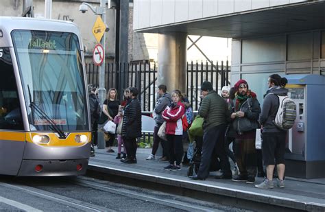 Luas Red Line back in service but passengers warned of 15 minute delays