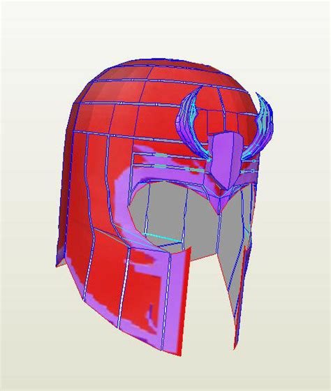 X-Men : Full Size Magneto Paper Helmet | Paperized Crafts