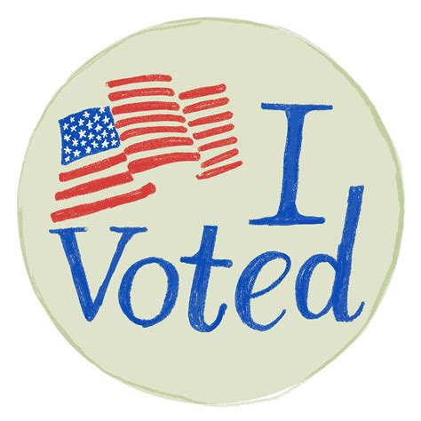 “I Voted” stickers for the 2018 midterm elections: Print these at home.