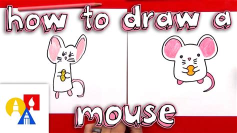 How To Draw A Cartoon Mouse Step By Step