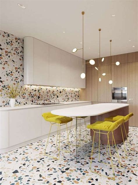 30 Lovely Terrazzo Flooring Ideas With Pros And Cons - DigsDigs