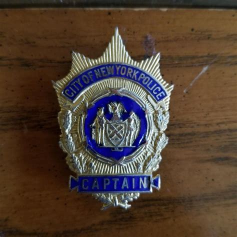 NYPD CAPTAIN MINI BADGE | #1911656177