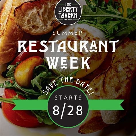 Summer Restaurant Week 2023 | The Liberty Tavern