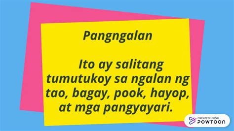 Pangngalan at uri nito ayon sa katangian - YouTube