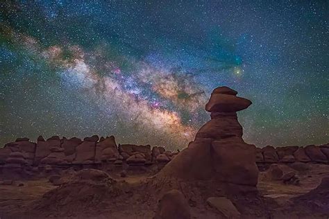 Goblin Valley State Park, United States ... | Night skies, Night sky photography, Night sky photos