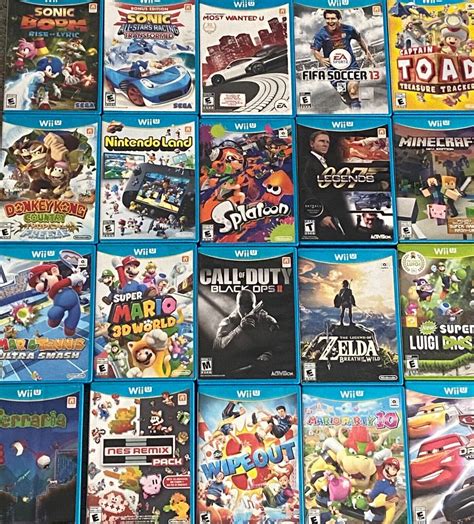 Nintendo Wii U Games All Titles! US Versions! Tested Working | eBay