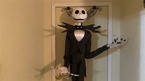 NEW FOR 2021 Home Depot Gemmy Life Size DELUXE MODEL Jack Skellington Animatronic Halloween Prop ...