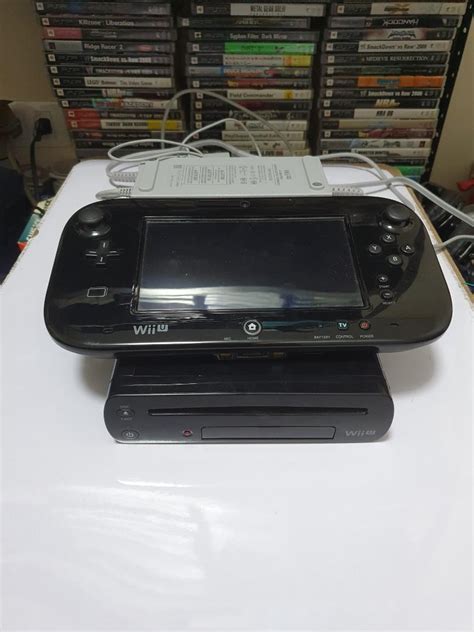 Black Wii U 32gb (Nintendo Wii U, usa), Video Gaming, Video Game ...