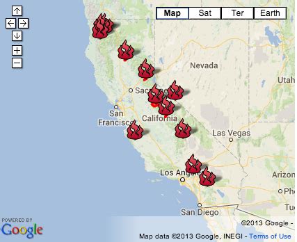 California Fire Map Right Now – Map Of The Usa With State Names