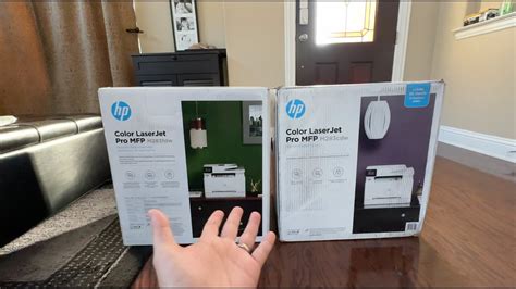 SETUP & TEST HP Color LaserJet Pro M283fdw & M283cdw Wireless Printer ...