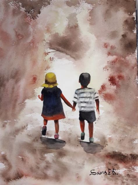 Friendship, Painting by Silvia D.R. | Artmajeur