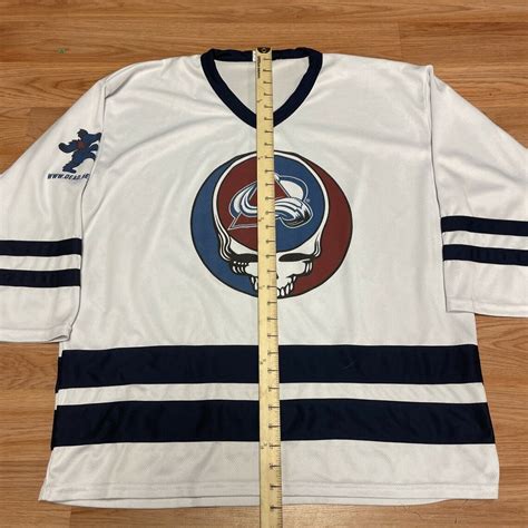 Rare Grateful Dead X Colorado Avalanche Hockey Jersey White Sz | Etsy