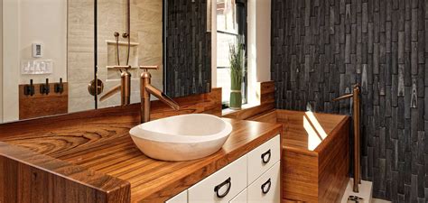 Wood Bathroom Countertops - Grothouse