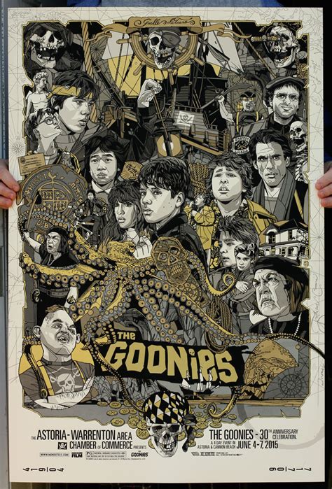 INSIDE THE ROCK POSTER FRAME BLOG: Tyler Stout Goonies Movie Poster ...