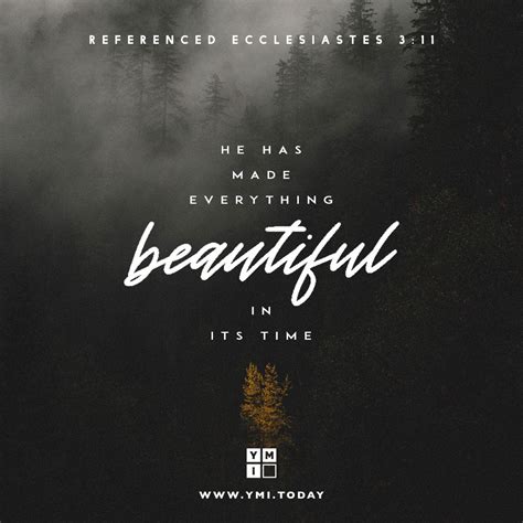 Typography: Ecclesiastes 3:11 - YMI