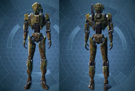 swtor Jungle Droid HK Customization | SWTOR Database