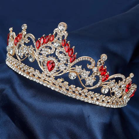 Gothic Baroque Red Queen Tiara for Women and Girls - Philippines | Ubuy