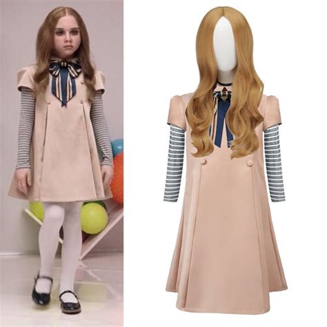 2023 Carnival Halloween Role Play Outfit, M3gan Horror Film Megan Doll ...