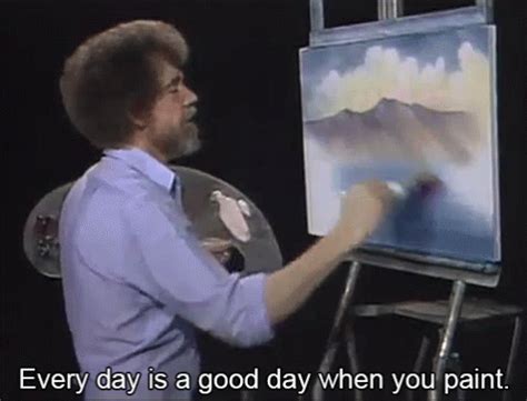 Bob Ross GIF - Bob Ross Paint - Discover & Share GIFs