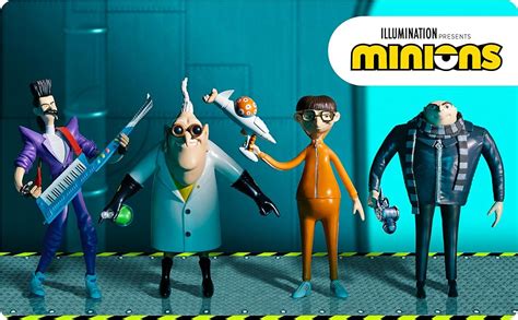 Amazon.com: BendyFigs Minions Victor Vector Perkins : Toys & Games