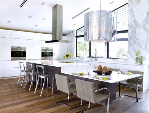 Table extension. Merge your island with your kitchen table for a ...