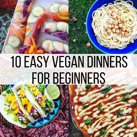 10 Easy Vegan Meals for Beginners (Dinner) | The Friendly Fig