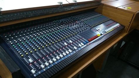 An old Soundcraft analog mixing console that I came across at a gig I ...