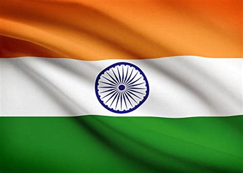 INDIGOCREATIVES Indian Flag Large Size for Homes/Offices/School/Cricket (Multicolour) : Amazon ...