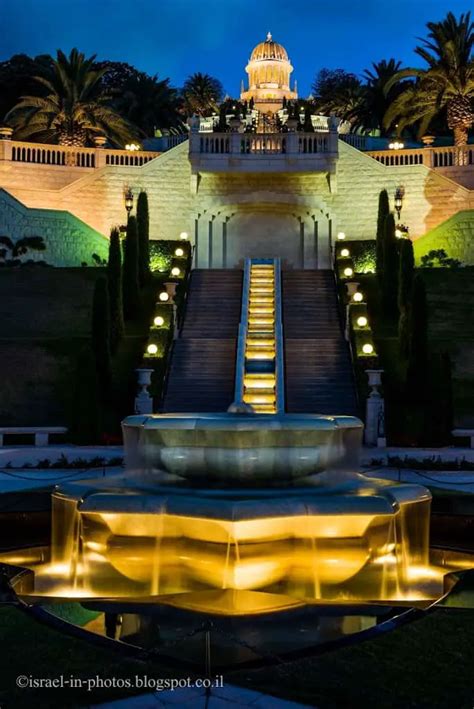 Bahai Gardens In Haifa - Israel In Photos