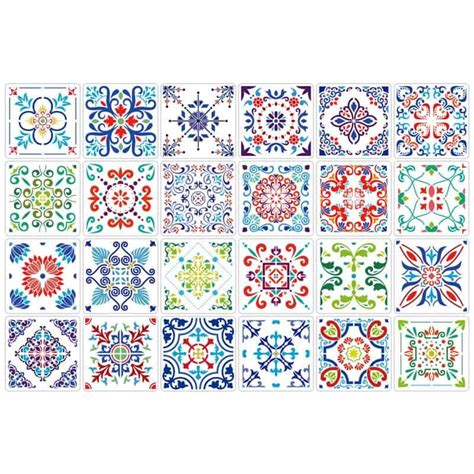 Mandala Stencil Set Extra Large Reusable Templates - 24 Pieces