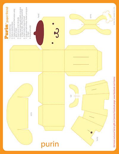 Pin by Lulu Lopez on ♥Sanrio | Paper doll template, Paper toys template ...