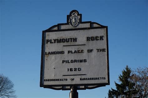 Read the Plaque - Plymouth Rock site